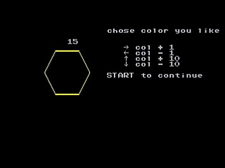Sega Saturn Game Basic - test - pol hex field by Stern (Stern White / Ainsuph) - Screenshot #1