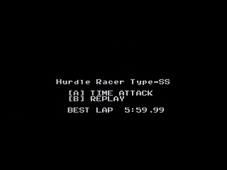 Sega Saturn Game Basic - Hurdle Racer Type-SS by Nanto Raiba - Screenshot #1