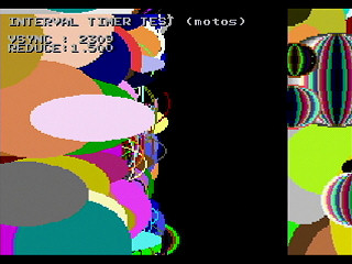 Sega Saturn Game Basic - Interval Timer Test 1 by Bits Laboratory - Screenshot #3