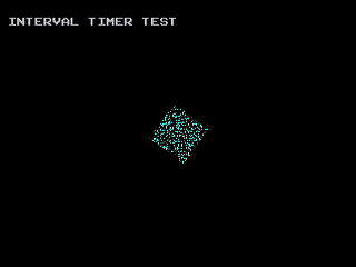 Interval Timer Test 2 by Bits Laboratory - Screenshot #1 Sega Saturn Game Basic - Interval Timer Test 2 by Bits Laboratory - Screenshot #1