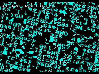 Sega Saturn Game Basic - Interval Timer Test 2 by Bits Laboratory - Screenshot #3