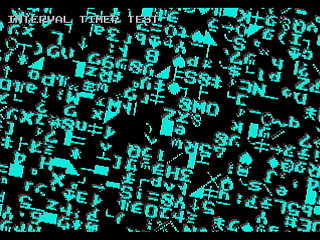 Interval Timer Test 2 by Bits Laboratory - Screenshot #3 Sega Saturn Game Basic - Interval Timer Test 2 by Bits Laboratory - Screenshot #3