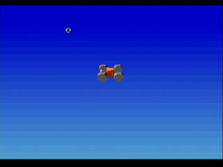 Sega Saturn Game Basic - Jidousha Game Sample / Car Game Sample by Yukun Software - Screenshot #1