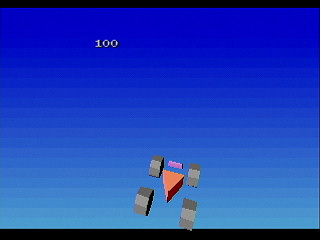 Jidousha Game Sample / Car Game Sample by Yukun Software - Screenshot #2 Sega Saturn Game Basic - Jidousha Game Sample / Car Game Sample by Yukun Software - Screenshot #2