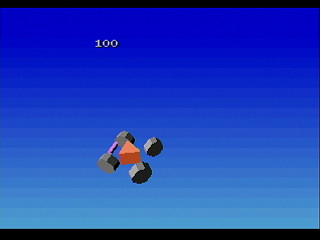 Sega Saturn Game Basic - Jidousha Game Sample / Car Game Sample by Yukun Software - Screenshot #3