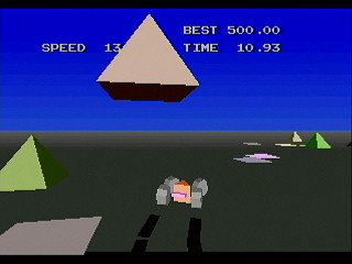 Sega Saturn Game Basic - Bang Car by Yukun Software - Screenshot #3