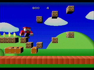 Sega Saturn Game Basic - Virtua Mario / Super Mario by Yukun Software - Screenshot #2