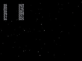Mini Program 4Ten - Stars by Kuribayashi - Screenshot #2 Sega Saturn Game Basic - Mini Program 4Ten - Stars by Kuribayashi - Screenshot #2