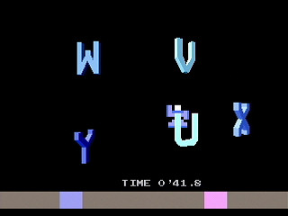 Sega Saturn Game Basic - Moji Heroi Game by RURUN - Screenshot #6