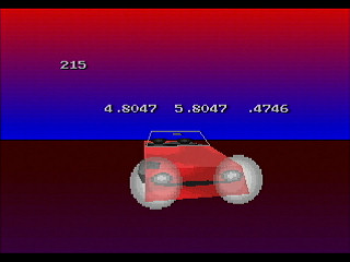 My Car (texture scroll demo) by Yukun Software - Screenshot #5 Sega Saturn Game Basic - My Car (texture scroll demo) by Yukun Software - Screenshot #5