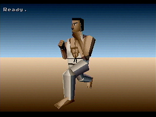 Sega Saturn Game Basic - Poly Fighter 2 by Yukun Software - Screenshot #1