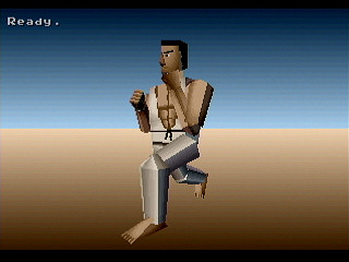 Poly Fighter 2 by Yukun Software - Screenshot #1 Sega Saturn Game Basic - Poly Fighter 2 by Yukun Software - Screenshot #1