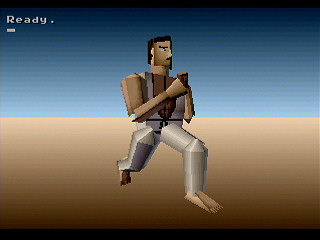 Poly Fighter 2 by Yukun Software - Screenshot #3 Sega Saturn Game Basic - Poly Fighter 2 by Yukun Software - Screenshot #3