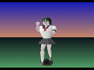 Poly Girl 01 by Yukun Software - Screenshot #1 Sega Saturn Game Basic - Poly Girl 01 by Yukun Software - Screenshot #1