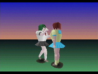 Poly Girl 01 by Yukun Software - Screenshot #2 Sega Saturn Game Basic - Poly Girl 01 by Yukun Software - Screenshot #2
