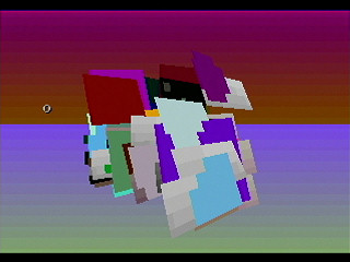 Sega Saturn Game Basic - Polygon Sample - poli1 by Yukun Software - Screenshot #1
