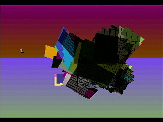 Sega Saturn Game Basic - Polygon Sample - poli1 by Yukun Software - Screenshot #2