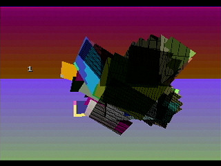 Polygon Sample - poli1 by Yukun Software - Screenshot #2 Sega Saturn Game Basic - Polygon Sample - poli1 by Yukun Software - Screenshot #2