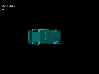 Polygon TEST PROGRAM - porsche by Gary Brooks - Screenshot #2 Sega Saturn Game Basic - Polygon TEST PROGRAM - porsche by Gary Brooks - Screenshot #2