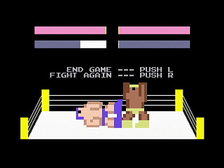 Pro-Wrestling by RURUN - Screenshot #6 Sega Saturn Game Basic - Pro-Wrestling by RURUN - Screenshot #6