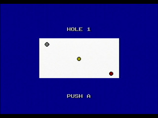 Putter Golf by RURUN - Screenshot #1 Sega Saturn Game Basic - Putter Golf by RURUN - Screenshot #1