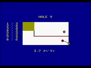 Putter Golf by RURUN - Screenshot #10 Sega Saturn Game Basic - Putter Golf by RURUN - Screenshot #10
