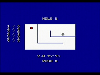 Putter Golf by RURUN - Screenshot #9 Sega Saturn Game Basic - Putter Golf by RURUN - Screenshot #9