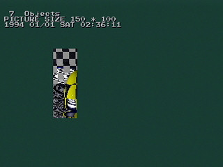 Sega Saturn Game Basic - Ray Tracing no Sample by Kuribayashi - Screenshot #2