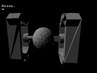 Sega Saturn Game Basic - Polygon TEST PROGRAM - robotank by Gary Brooks - Screenshot #1