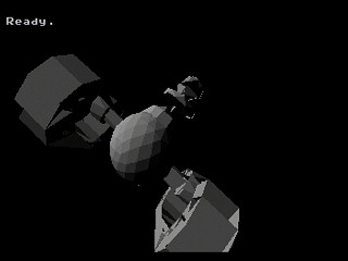 Polygon TEST PROGRAM - robotank by Gary Brooks - Screenshot #2 Sega Saturn Game Basic - Polygon TEST PROGRAM - robotank by Gary Brooks - Screenshot #2