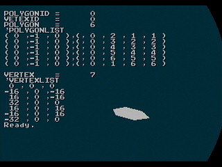 SearchPoly by Game Basic Style - Screenshot #1 Sega Saturn Game Basic - SearchPoly by Game Basic Style - Screenshot #1