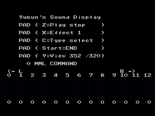 Sega Saturn Game Basic - Sound Meter by Yukun Software - Screenshot #2