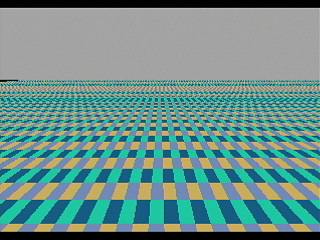 Harrier Scroll by Yukun Software - Screenshot #2 Sega Saturn Game Basic - Harrier Scroll by Yukun Software - Screenshot #2