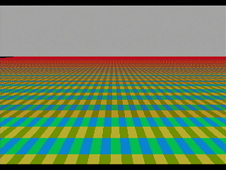 Harrier Scroll by Yukun Software - Screenshot #4 Sega Saturn Game Basic - Harrier Scroll by Yukun Software - Screenshot #4