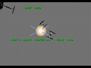 Sega Saturn Game Basic - Star Wars ~Battle of Yavin~ by Yukun Software / KEEN (Kenzi Kawamura) - Screenshot #12