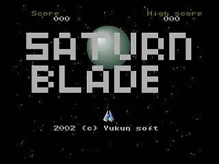 Sega Saturn Game Basic - Saturn Blade by Yukun Software - Screenshot #1