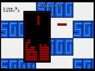 Tetris by Mugyu - Screenshot #2 Sega Saturn Game Basic - Tetris by Mugyu - Screenshot #2