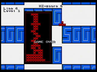 Tetris by Mugyu - Screenshot #3 Sega Saturn Game Basic - Tetris by Mugyu - Screenshot #3