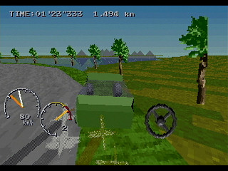 Vehicle v1.21 by Kuribayashi - Screenshot #15 Sega Saturn Game Basic - Vehicle v1.21 by Kuribayashi - Screenshot #15