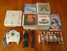 Sega Dreamcast Auction - Sega Dreamcast HKT-3010 region-free with 47 games