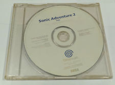 Sega Dreamcast Auction - Sega Dreamcast Sonic Adventure 2 White Label Promo Disc