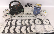 Sega Dreamcast Auction - DC Game Console with some PAL White Label Discs