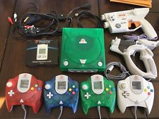 Sega Dreamcast Auction - Sega Dreamcast Green with USB-GDROM 256GB