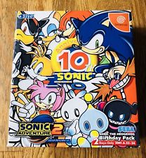 Sega Dreamcast Auction - Dreamcast Sonic Adventure - Sonic 10th Anniversary Edition
