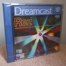 Sega Dreamcast Auction - REZ for Sega Dreamcast PAL new and factory sealed with tear strip