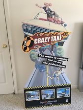 Sega Dreamcast Auction - Sega Dreamcast Crazy Taxi Promotional Standee