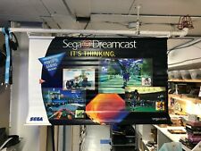 Sega Dreamcast Auction - Sega Dreamcast Vinyl Store Banner 36 X 23-Inch