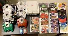 Sega Dreamcast Auction - Sega Dreamcast Console 7 controllers and 18 Games