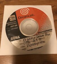 Sega Dreamcast Auction - F1 World Grand Prix GD-R development / prototype build