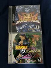 Sega Dreamcast Auction - Marvel Vs Capcom 2 + Project Justice US